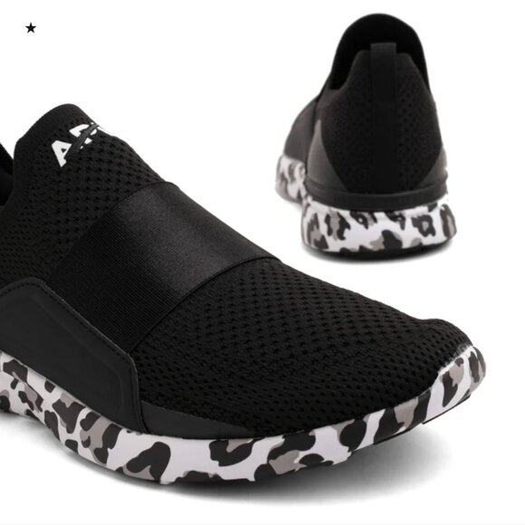 NWT/Box APL Women's Techloom Bliss Leopard Black & White  Sneakers - 6.5 - Picture 3 of 12